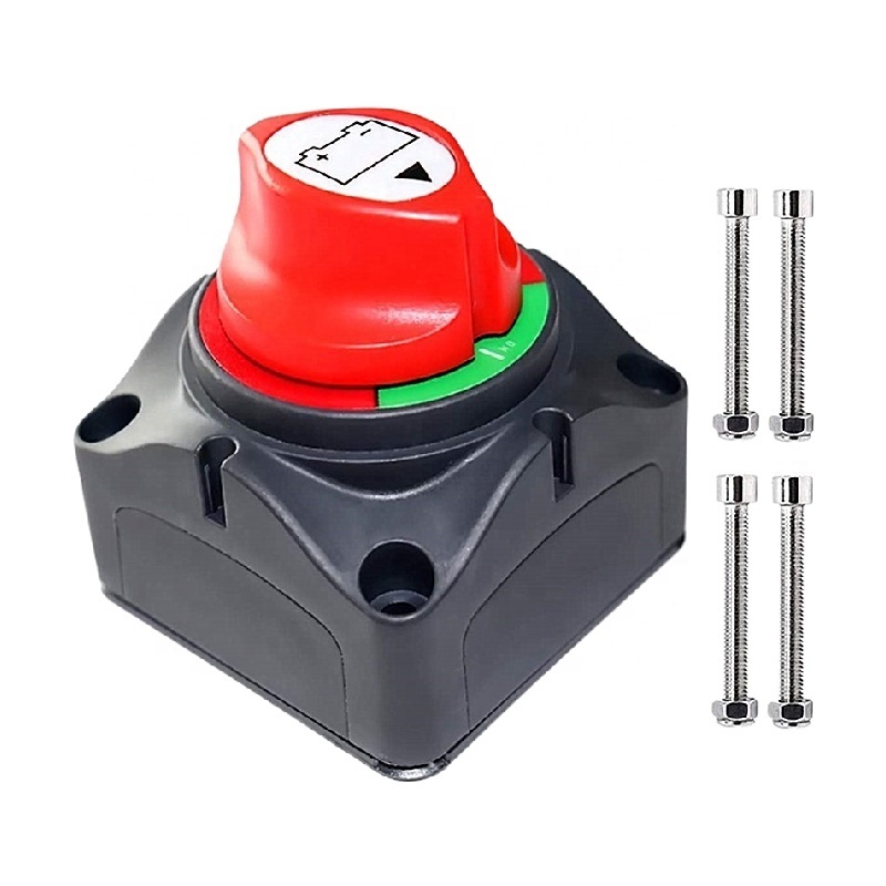 500A Battery Switch 12-48V Waterproof Heavy Duty Battery Power Cut Master Switch Disconnect Isolator