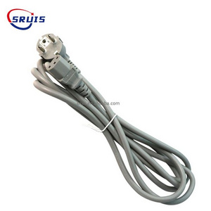 VDE certified Schuko power cord CEE 7/7 plug to R.O.J