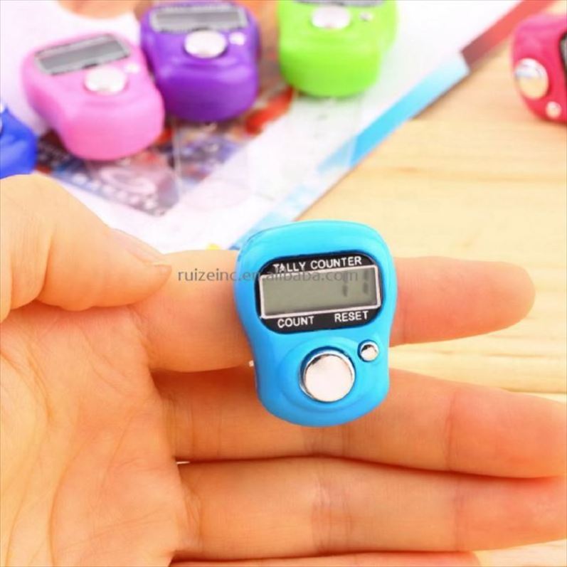 New Top Quality Stitch Marker And Row Finger Counter LCD Electronic Digital Tally Counter