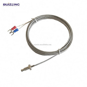 M6 M8 K type Thermocouple Screw Probe Temperature sensor wire for Temperature Controller 1M 2M 3 4M 5M