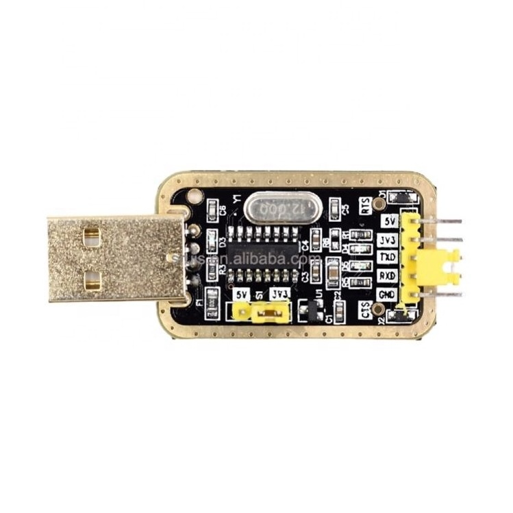 CH340G RS232 Update USB To TTL Converter Module UART Serial Port UFS-HWK STC Dowanloader Programmer Brush Small Plates