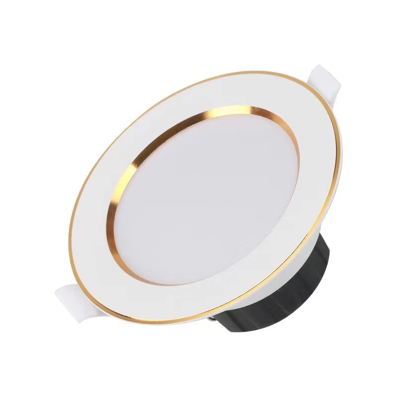 recessed etl fire rated led downlights light energy saving downlight round slim panel light