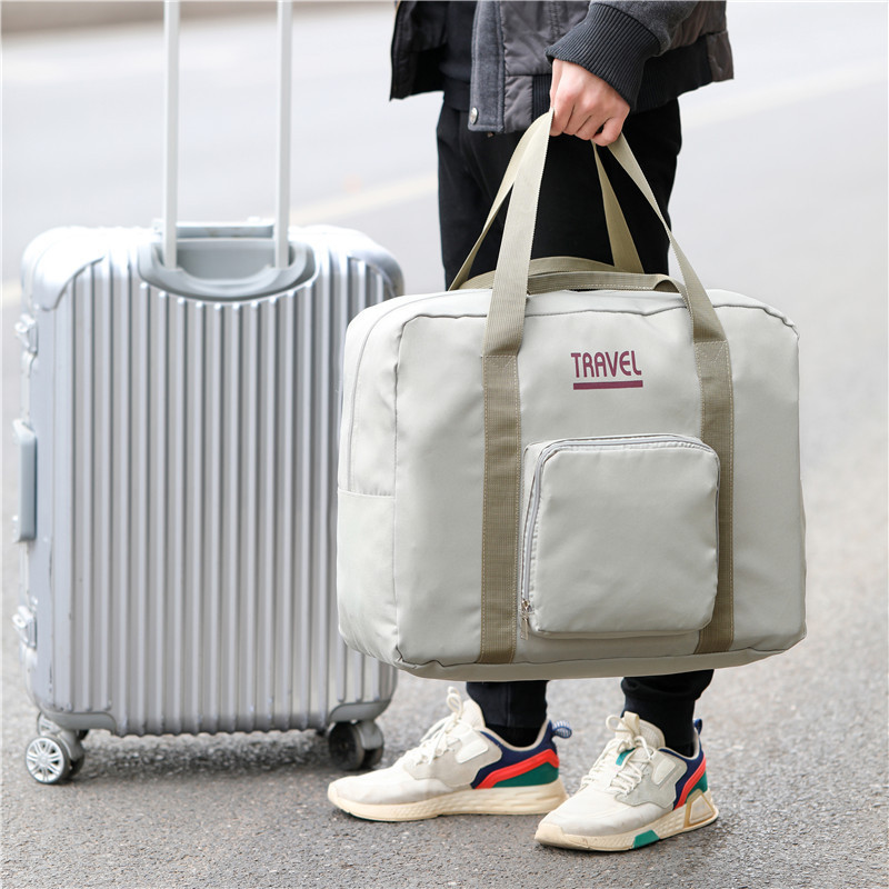 Waterproof Gym Fitness  Flight Folding Luggage Clothes Bags Canvas Bag Foldable Oxford Cloth Travel Duffle Bag