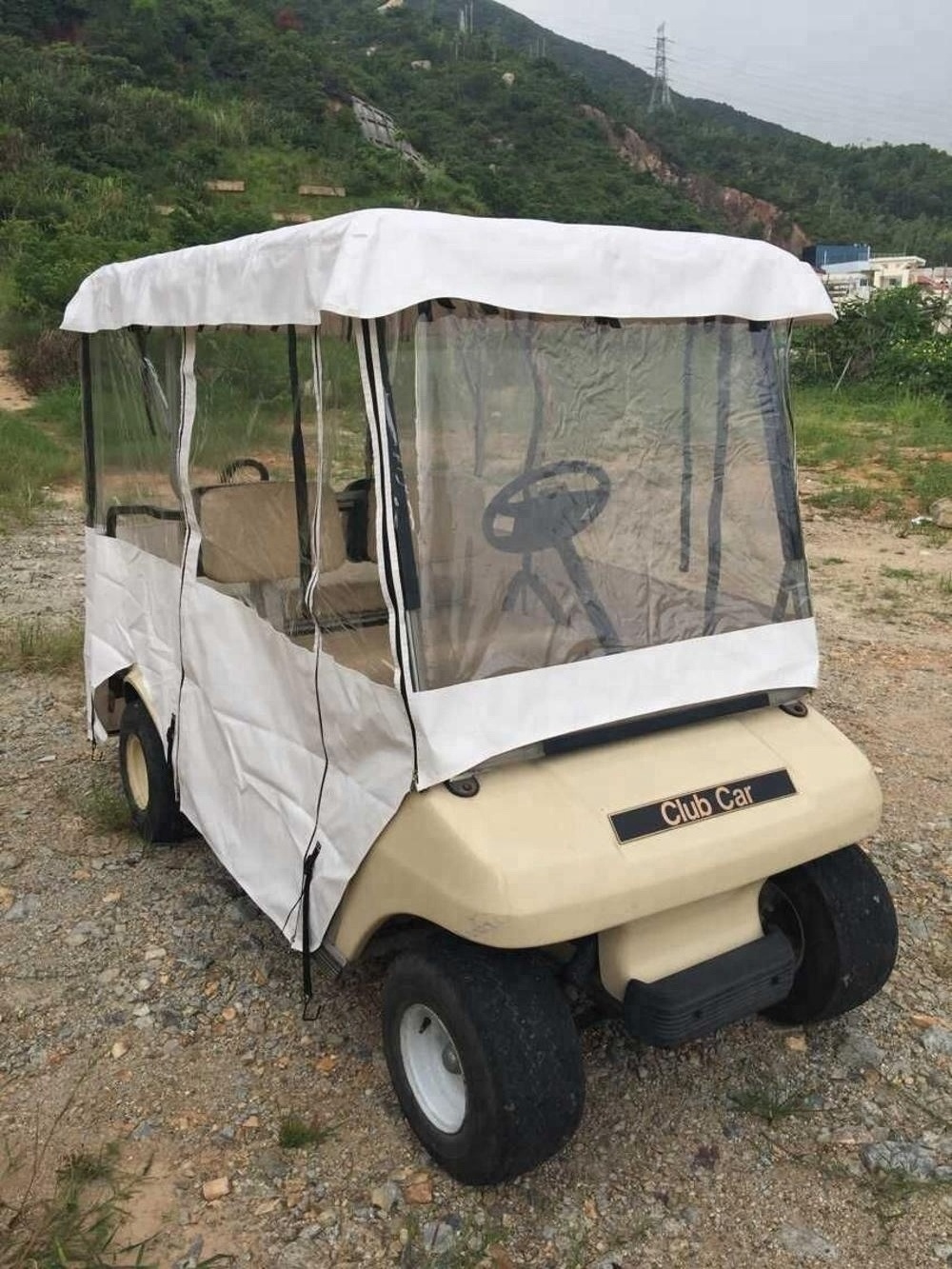 ShuRan Golf Cart Club Car Covers Golf Cart Rain Cover with doors