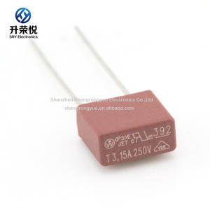 Box type fuse 392 T1A T2A T3.15A T4A T5A T6.3A 250V 8x4mm Square Fuse Radial Lead Fuse