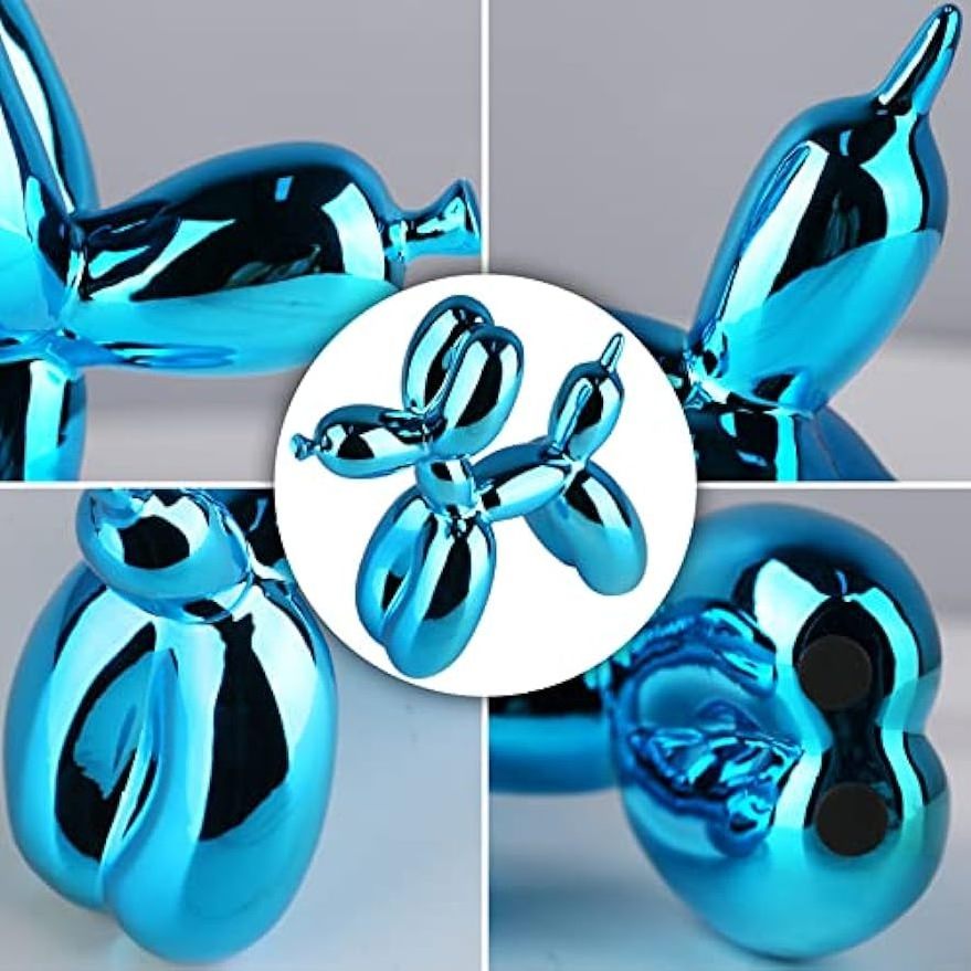 Hot Sales Resin Jeff Koons Balloon Dog Sculpture Suitable for home and interior decoration Multiple colors can be customized