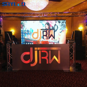 Dj Booth Stage Portable Led Wall Die Casting Display Cabinet 3.9mm Indoor Backdrop Nightclub Led Screen