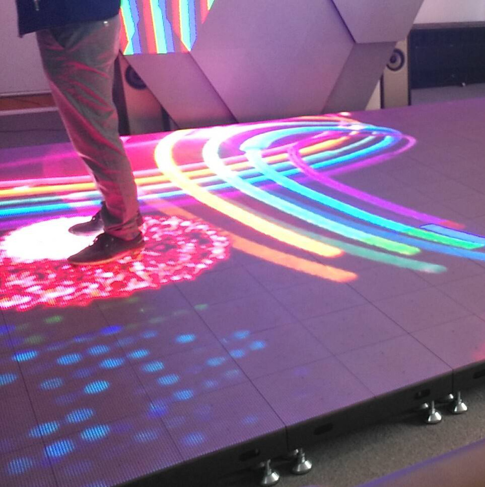 Super Thin P3.91 P4.81 Indoor LED Video Dance Floor Wedding Disco Nightclub Interactive LED Floor Screen