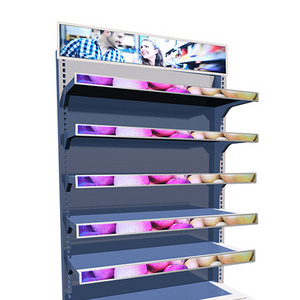 Digital Signage Shelf LED Display P1.5mm Indoor Strip Ticker Shelves LED Video Advertising Screen For Supermarket Retail Store