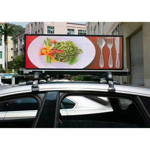 Programmable Led Car Roof Sign Double Side Advertising P2.5 P3.33 P5 Waterproof Screen Outdoor Taxi Top Led Display