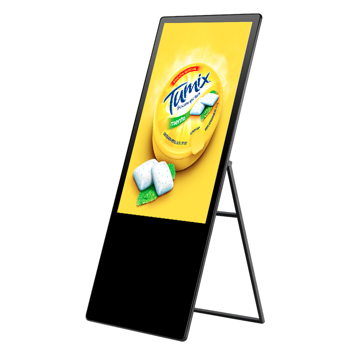 New Advertising Equipment 43 inch Interactive LCD Portable Floor Stand Digital Signage