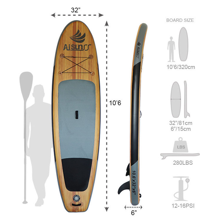 Sunshine custom surfboard inflatable stand up paddle board race sup