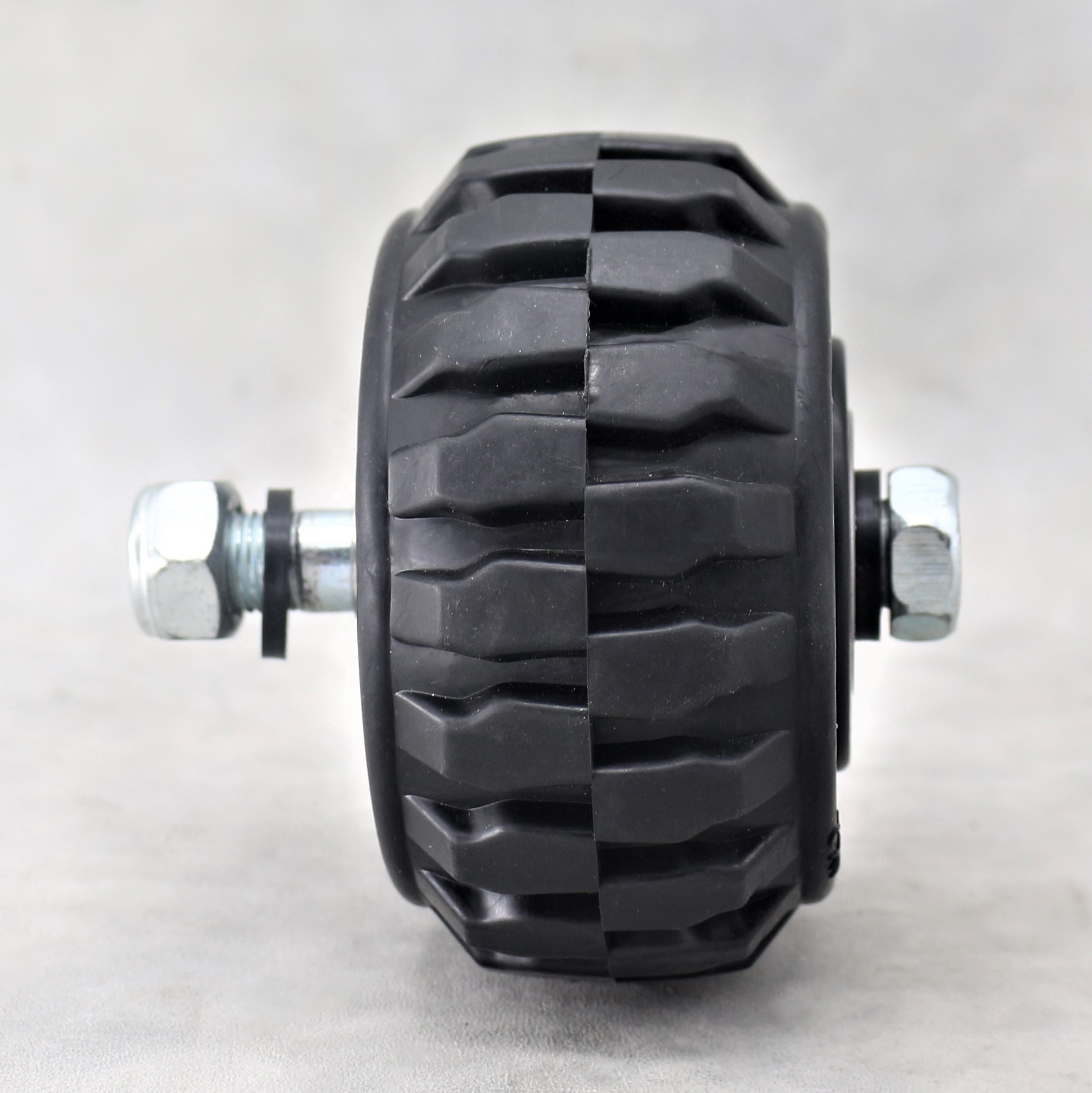 S-S Rubber Silent Caster Off Road Wheels 100 125 150 200 mm All Terrain