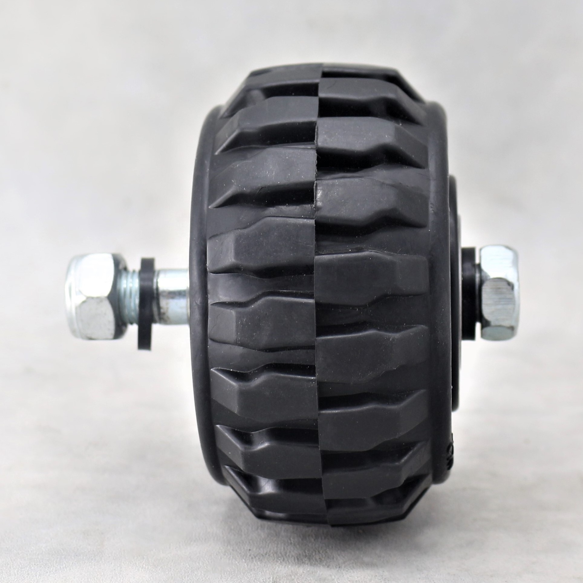 S-S 4 5 6 8 inch Rubber Caster Off Road Wheels Silent All Terrain