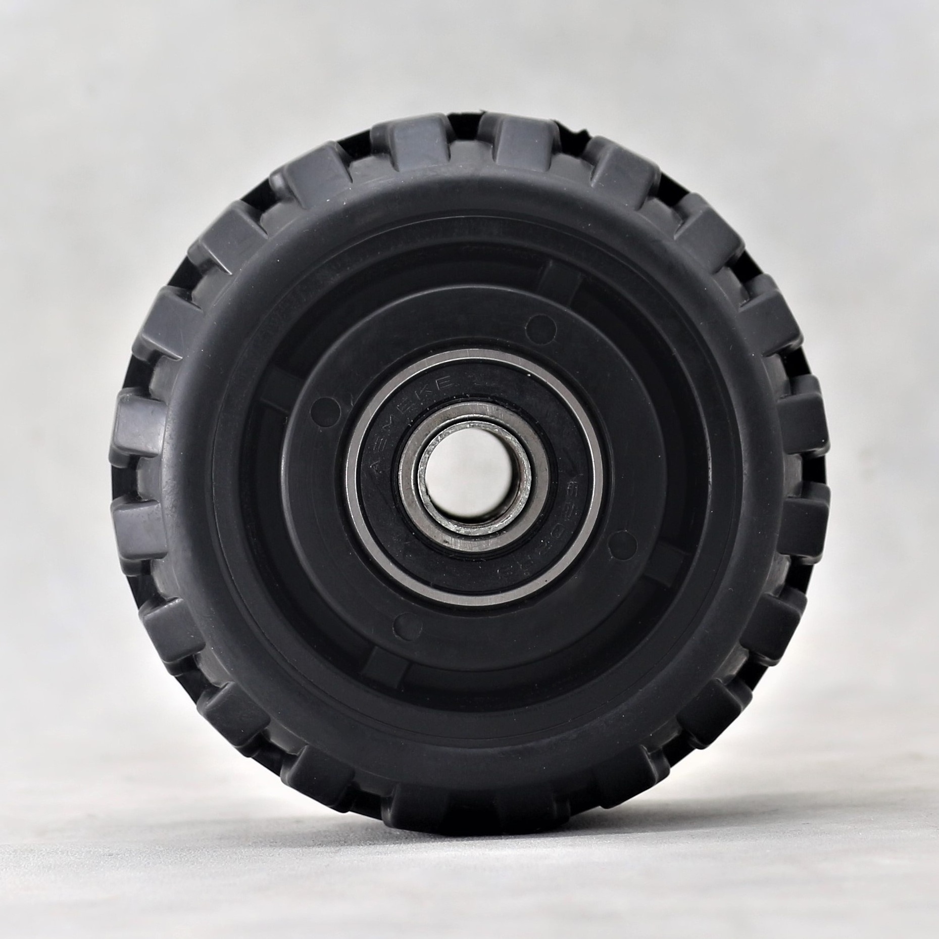 S-S 4 5 6 8 inch Rubber Caster Off Road Wheels Silent All Terrain