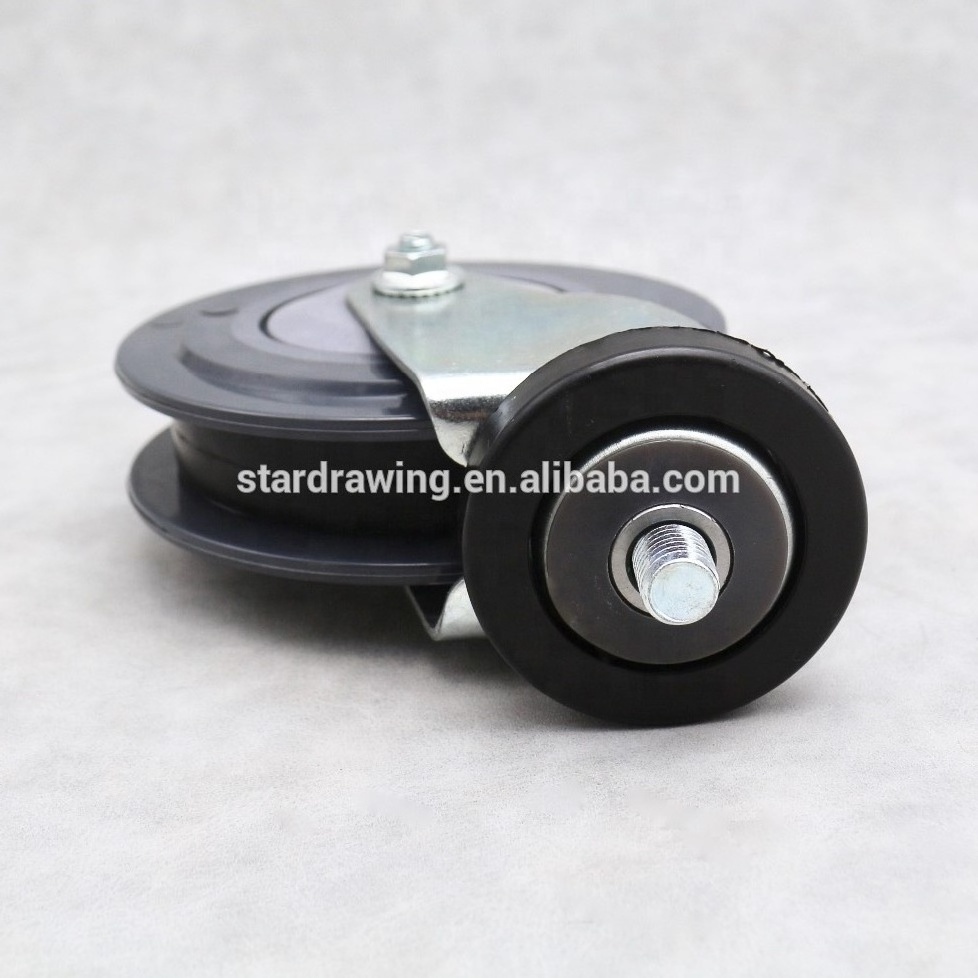 S-S 5 Inch Replacement Shopping Trolley Cart Wheels 125mm