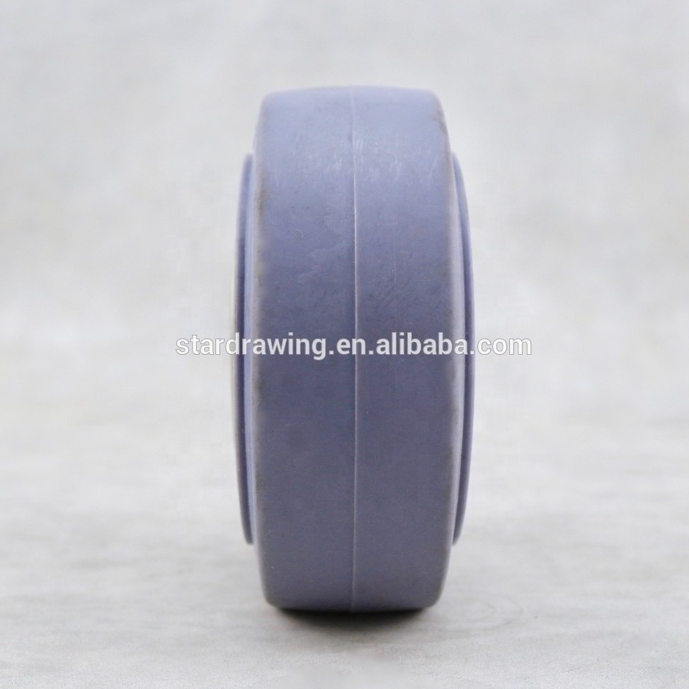 S-S Off Road TPR Rubber Caster Wheel 6 Inch 150mm Anti-Noise