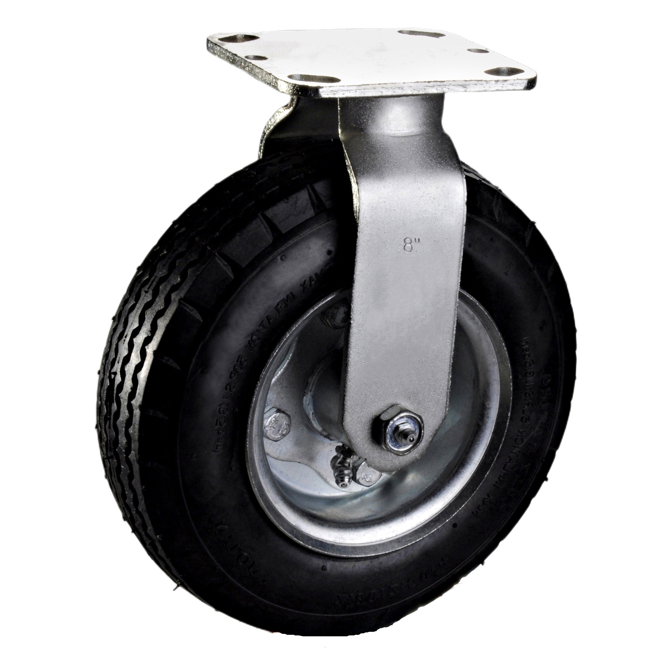 S-S heavy duty semi pneumatic foam pu wheel 200 254 305 mm 8 10 12 inch