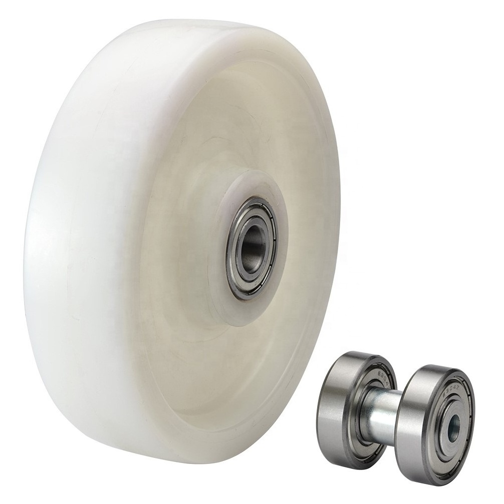 S-S Plastic Heavy Duty Nylon Roller Castor Wheel 75 80 100 125 150 160 200mm Pptions