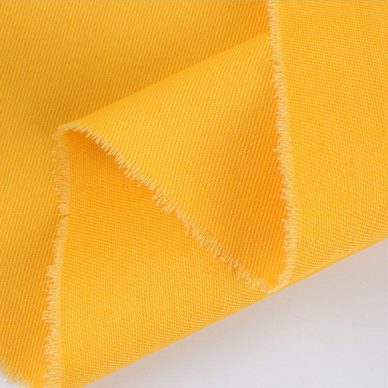 peach twill 100% Cotton Yarn Card 240gsm fabric for pants woven cotton twill short pants Fabric