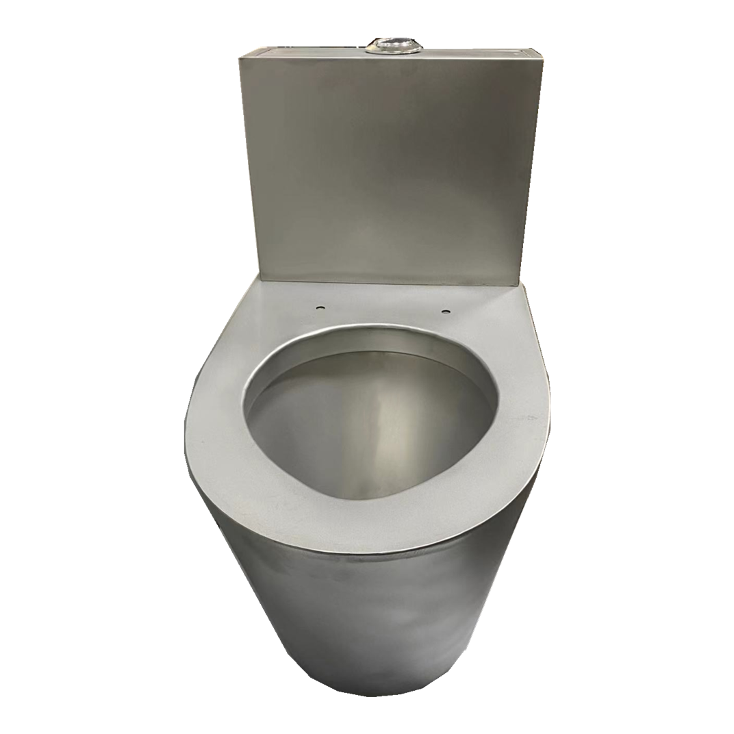 Luxury Golden Stainless Steel Toilet Bowl Piss WC Toilet