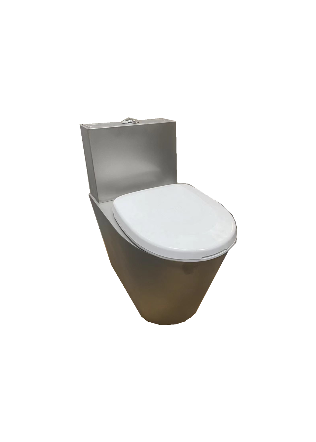 Luxury Golden Stainless Steel Toilet Bowl Piss WC Toilet