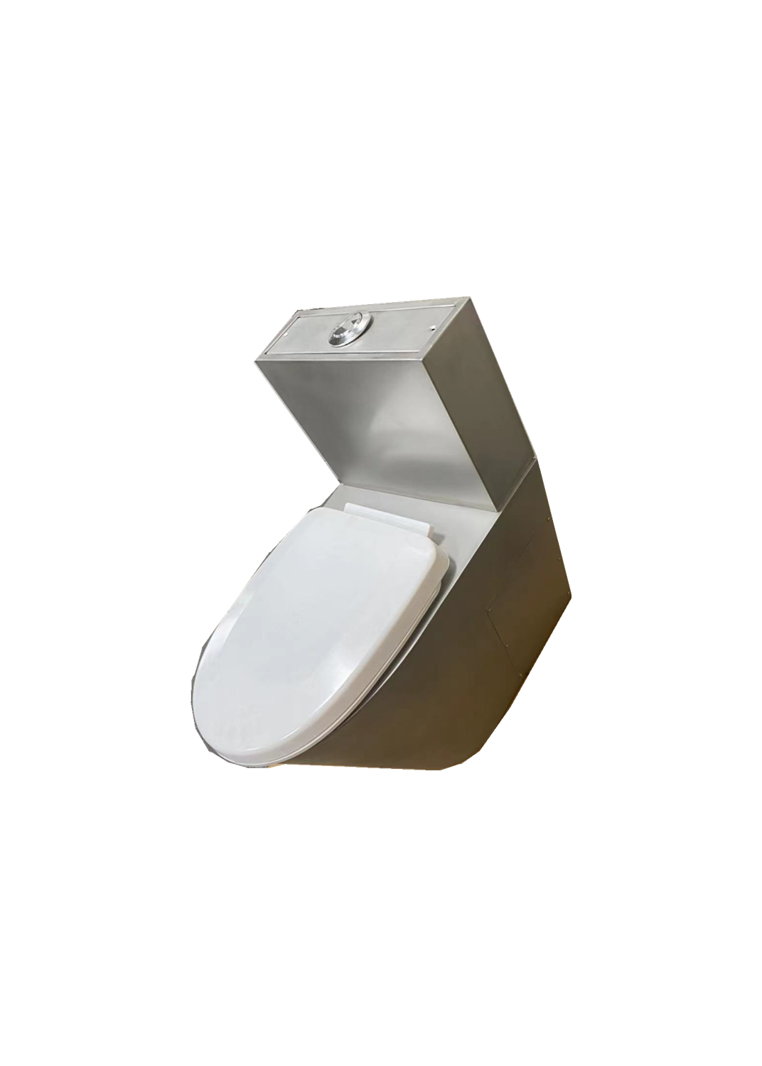 Luxury Golden Stainless Steel Toilet Bowl Piss WC Toilet