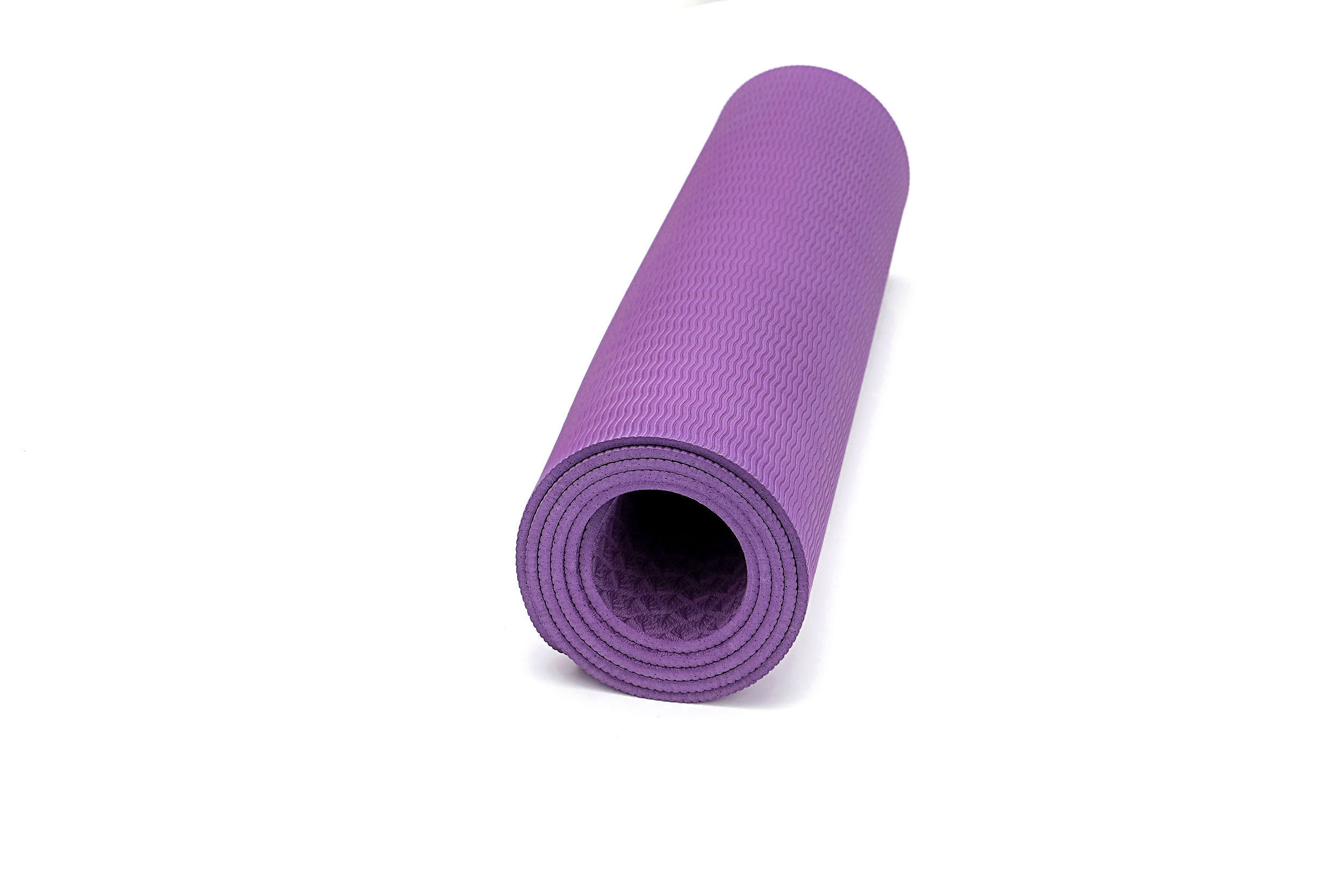 China Supplier Round Foam Roll TPE Yoga Mat For Sale Customised Reversible Yoga Mat