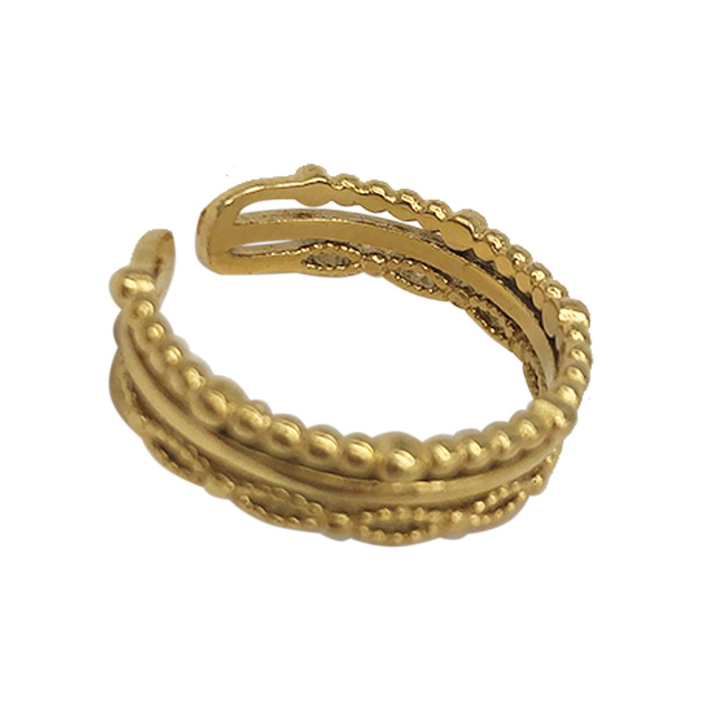 SSeeSY customizable jewelry manufacturer custom non tarnish rings custom stainless steel gold plated ring jewelry for women