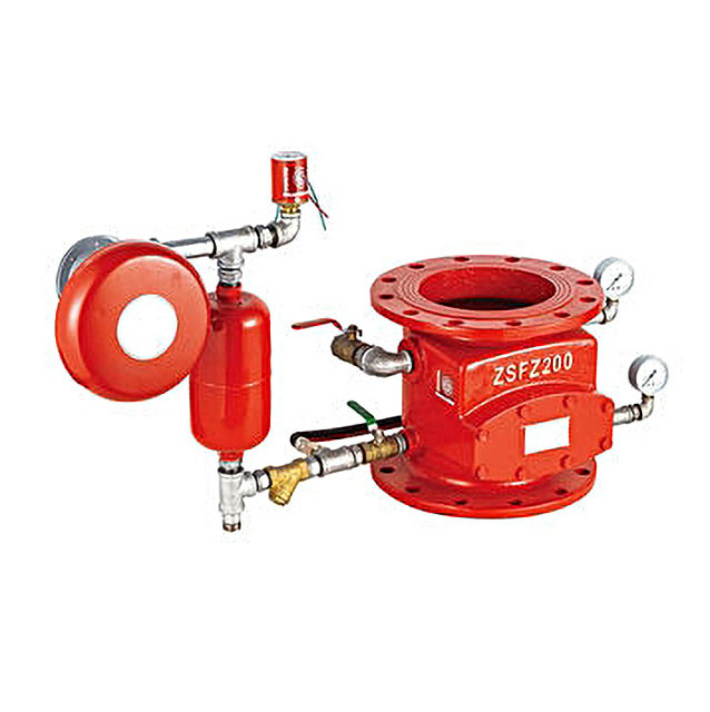 China Fire Fighting Sprinkler System Ductile Iron Customizable Size Wet Alarm Check Valve