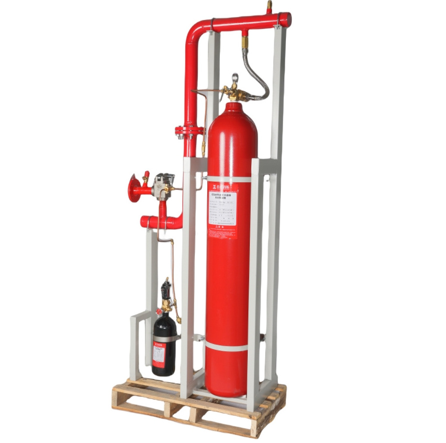 Supplier Fire Extinguisher System 40L to 180L Customizable Volume FM200 for Fire Fighting