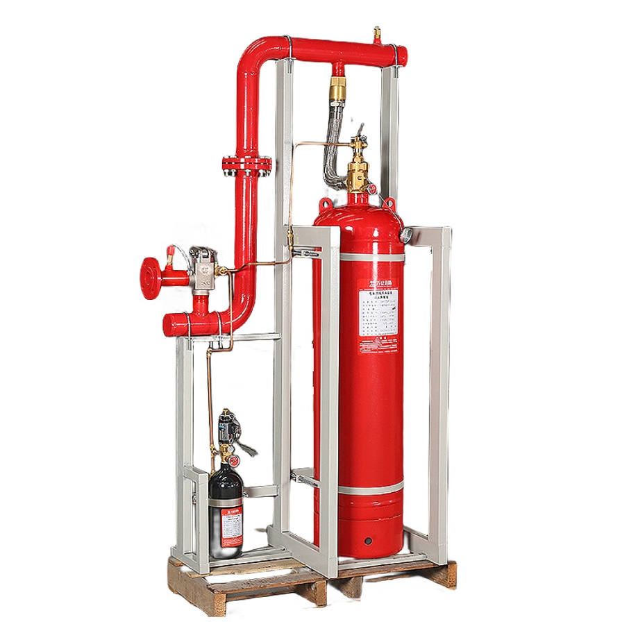 Supplier Fire Extinguisher System 40L to 180L Customizable Volume FM200 for Fire Fighting