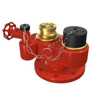 Factory Outlet DN100 DN150 Breeching Inlet 2 Way 4 Way Breeching Inlet Fire Valve