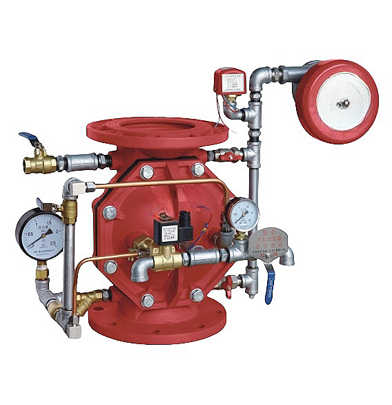 Manufacturer Vertical Seat Diaphragm Deluge Valve Flange Deluge Alarm Valve For Fire Sprinkler System