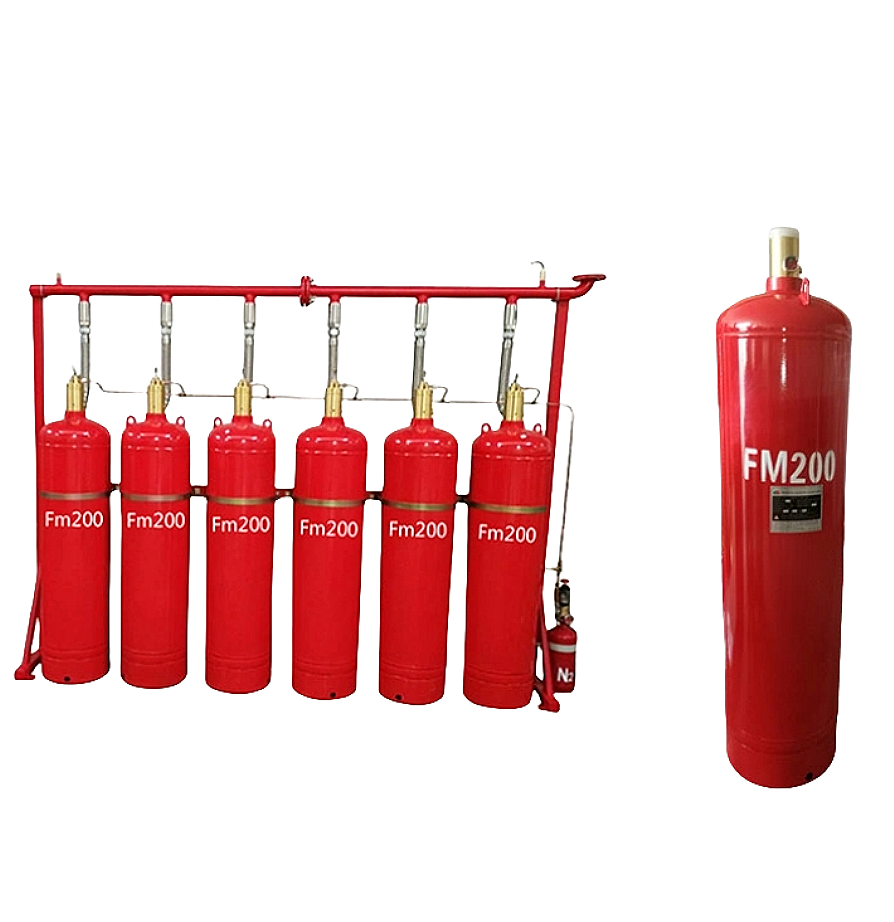 Supplier Fire Extinguisher System 40L to 180L Customizable Volume FM200 for Fire Fighting