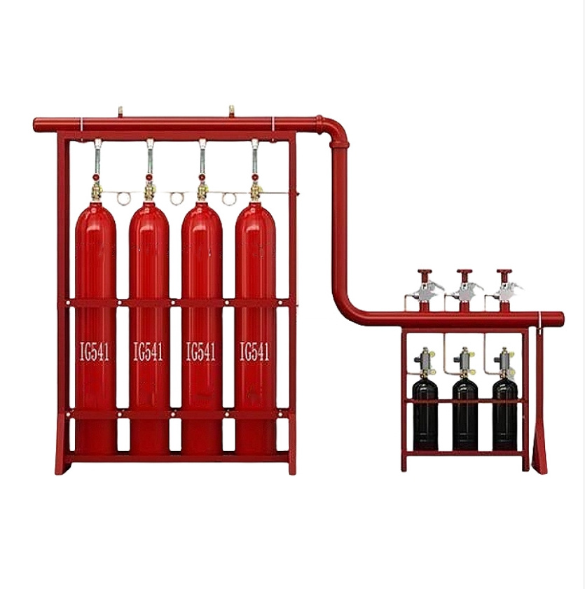 Factory Price Fire Suppression System Mild Steel Cylinder Clean Agent IG541 Safe to Use