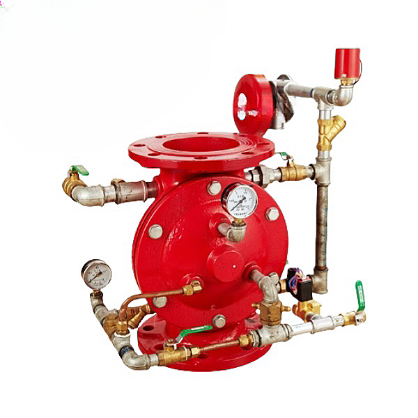 Manufacturer Vertical Seat Diaphragm Deluge Valve Flange Deluge Alarm Valve For Fire Sprinkler System