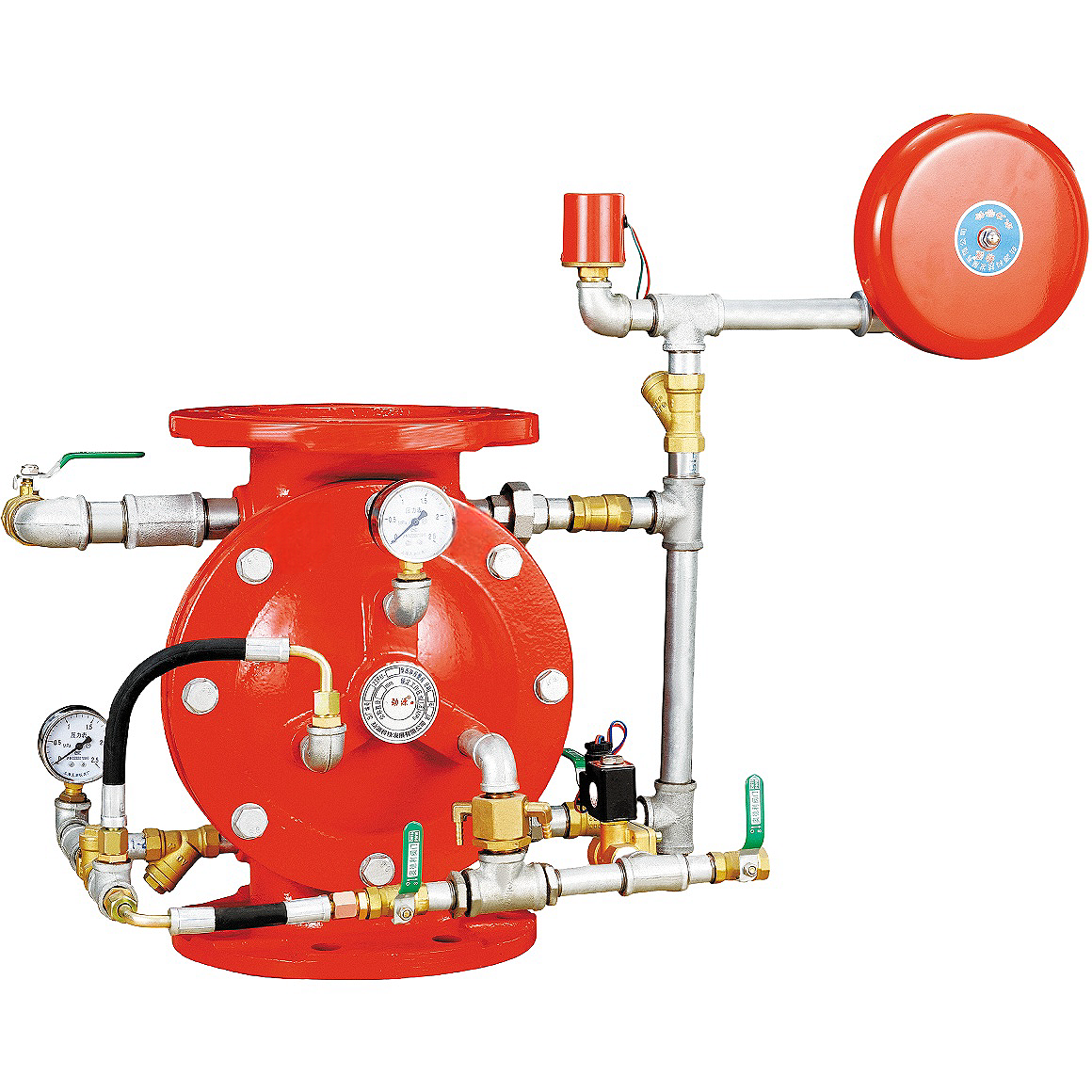 Manufacturer Vertical Seat Diaphragm Deluge Valve Flange Deluge Alarm Valve For Fire Sprinkler System