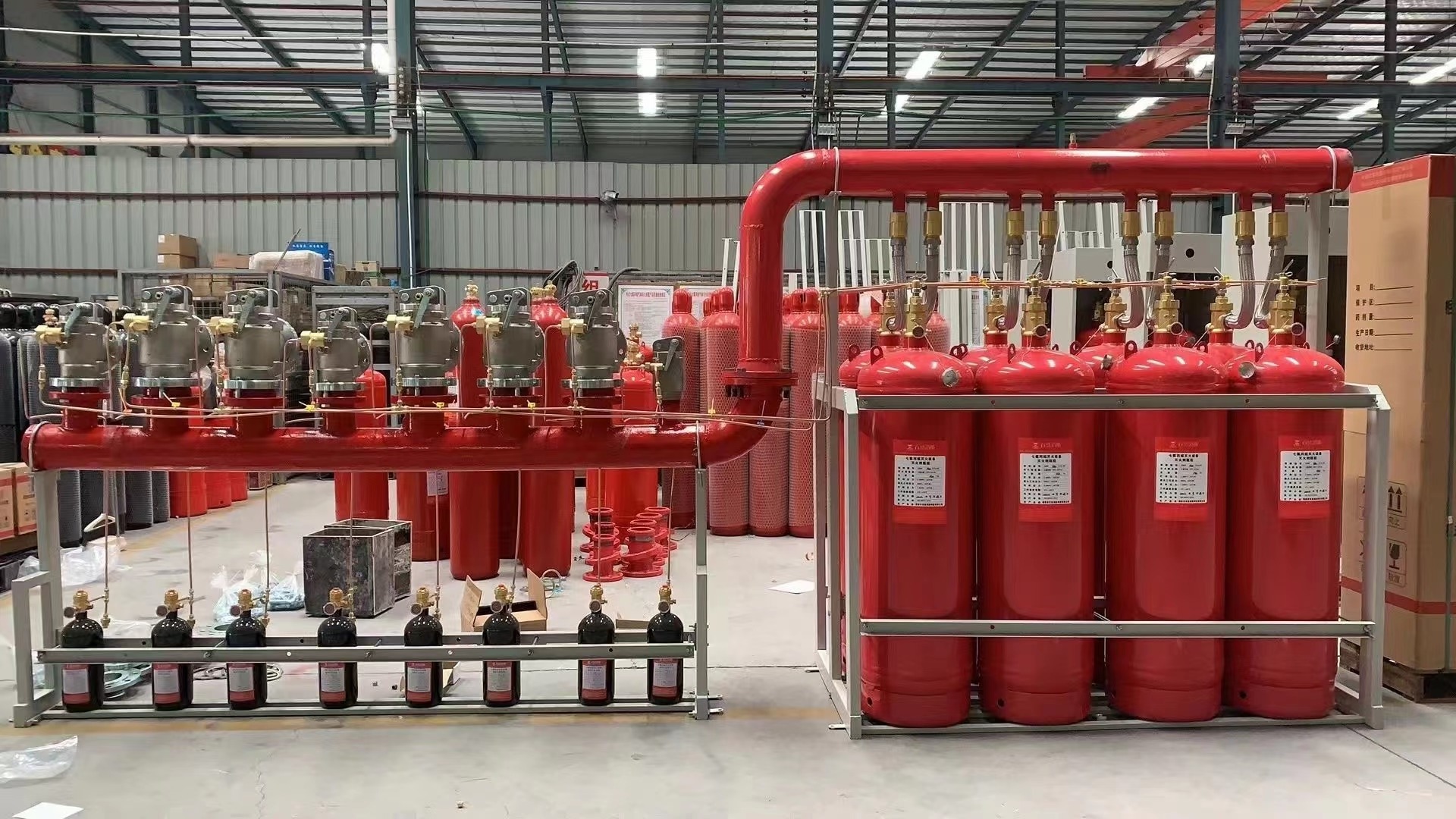 Factory outlet FM200 Fire Suppression System HFC-227ea Automatically Fire Fighting Equipment FM200