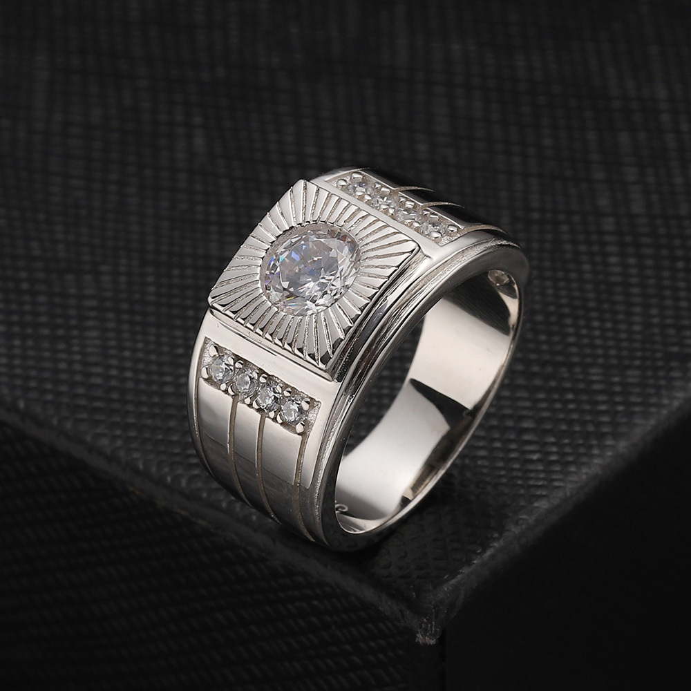 Stylish Bohemian Gents 325 6925 8925 Silver Plated Turkish Sterling Silver Men Marry Platinum Rings