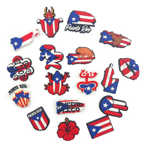 Puerto Rico Shoe Charms for sandals Clogs, Puerto Rican Shoes Decorations Mexican Charms for Women Men Adult Girls