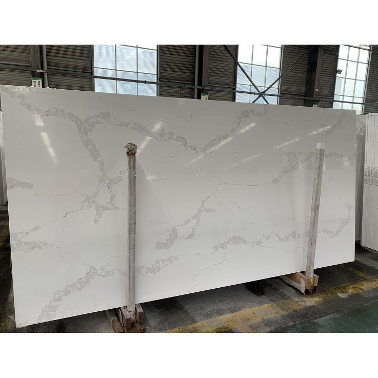 Artificial faux quartzite quartz stone veneer for kitchen countertop /stone quartz slabs for wall and floor tiles