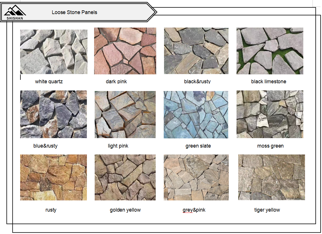 Cheap Mesh mounted meshed flagstone Pavers mats Slate Tiles Flooring Used Flagstone  Loose Stone Slate Veneer