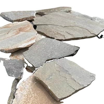 Cheap Mesh mounted meshed flagstone Pavers mats Slate Tiles Flooring Used Flagstone  Loose Stone Slate Veneer