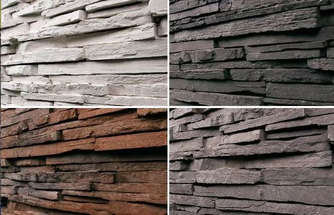 Outside thin wall tile design decorative artificial stone faux brick wall veneer /faux brick wall panels