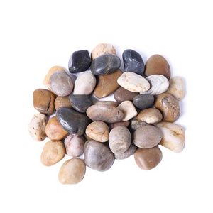 Yellow Tumbled Pebbles Stone Multi Size High Quality Natural Pebble Rock from Factory Price