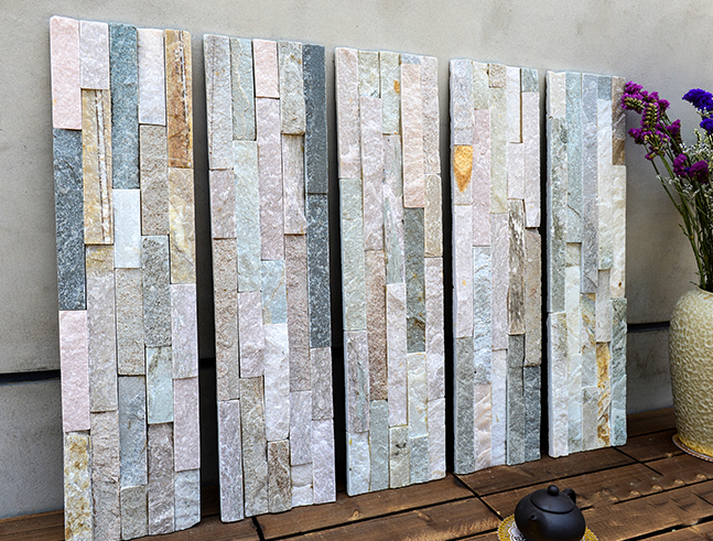 Wholesale Price Natural slate Quartzite Stone Split Face Tiles for Interior Exterior Wall/Fireplaces/Fencing/Retaining Wall