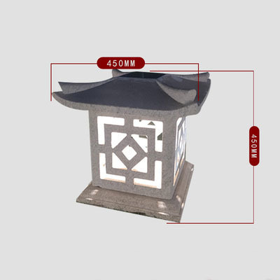 Outdoor Decoration Natural Stone Japanese Granite Stone Pagoda Lantern