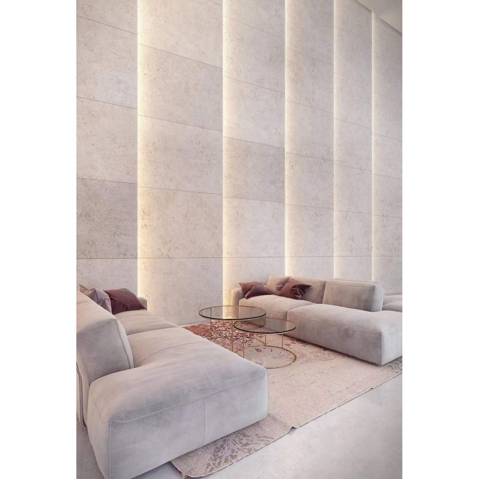 Widely Used Scene White Limestone Stacked Stone Veneer For Wall Cladding