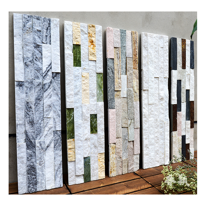 Wholesale Price Natural slate Quartzite Stone Split Face Tiles for Interior Exterior Wall/Fireplaces/Fencing/Retaining Wall